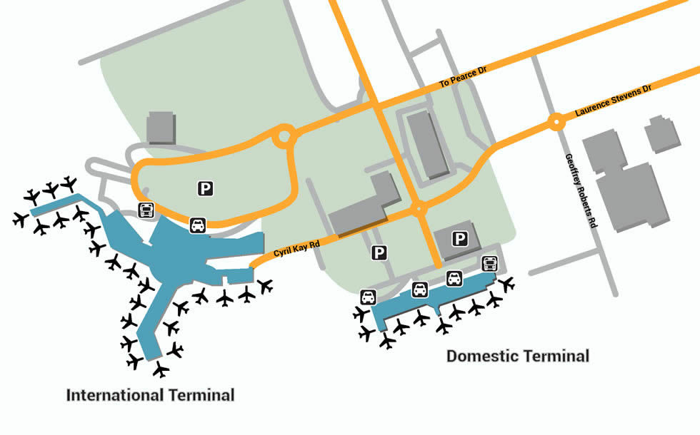 AKL airport terminals