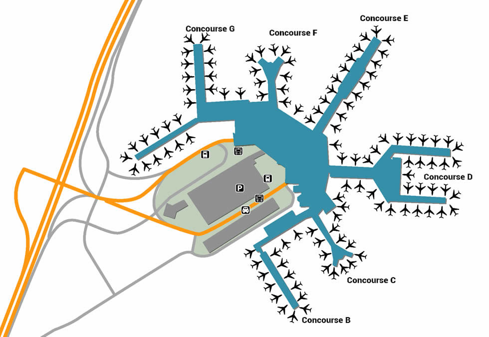 Amsterdam airport terminals