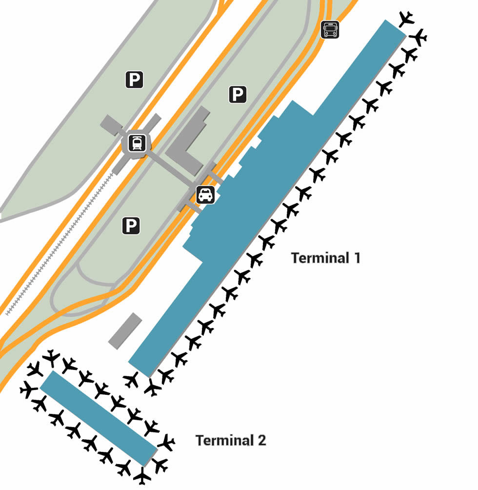 Athens airport terminals