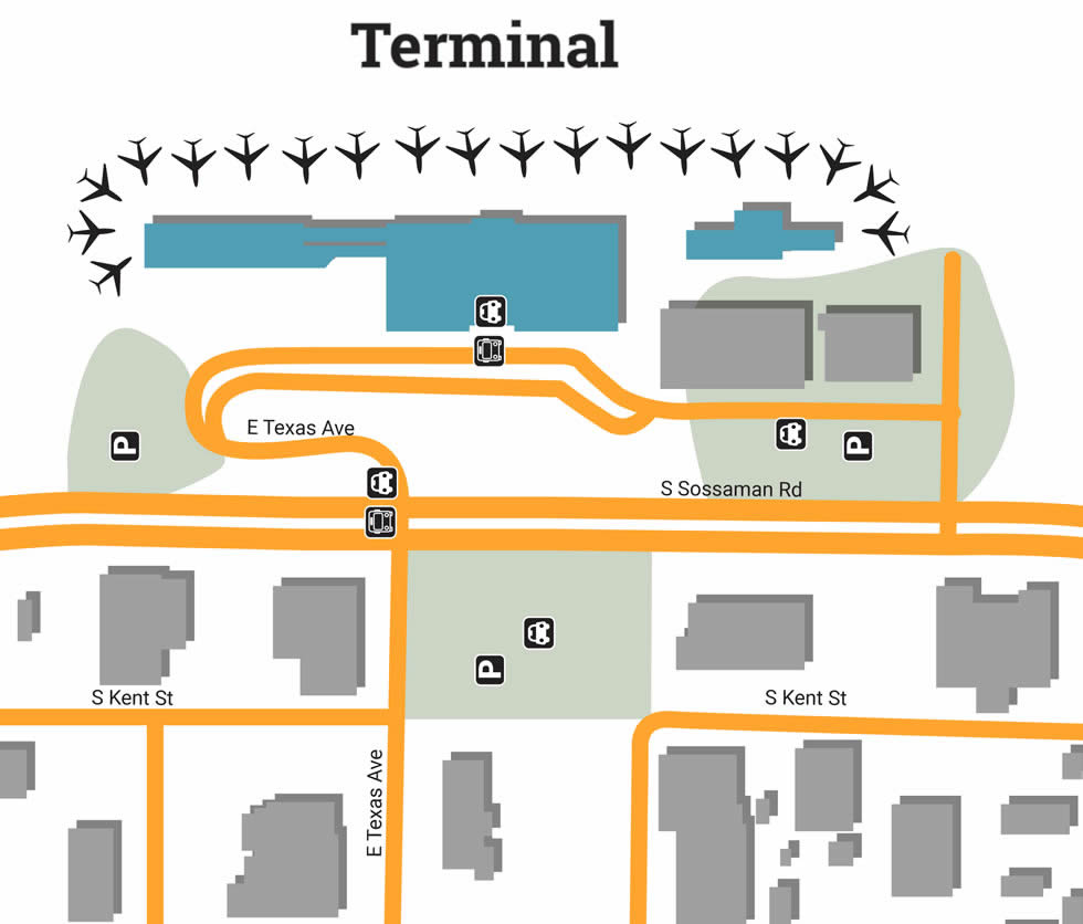 AZA airport terminals