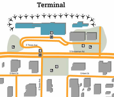 AZA airport terminals