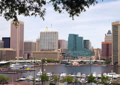 Traveling to Baltimore Inner Harbor