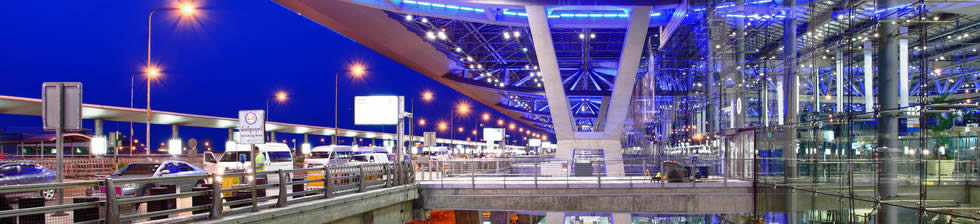 Bangkok airport shuttles in terminals