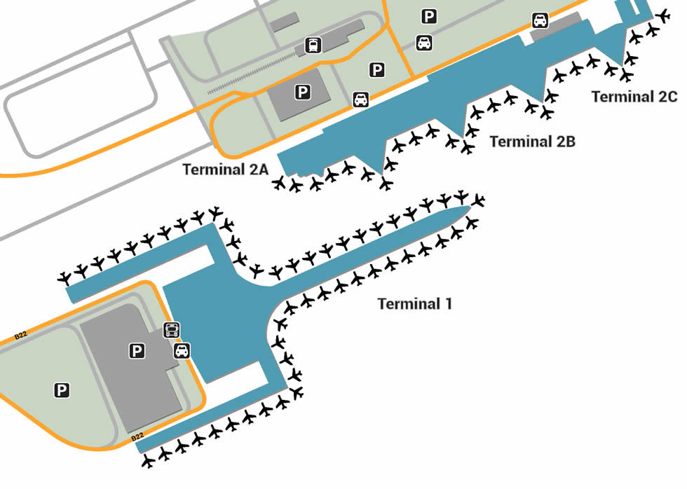 Barcelona airport terminals