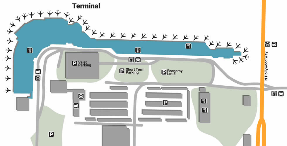 BUR airport terminals