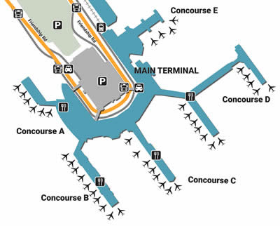 BWI airport terminals