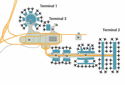 CDG airport terminals