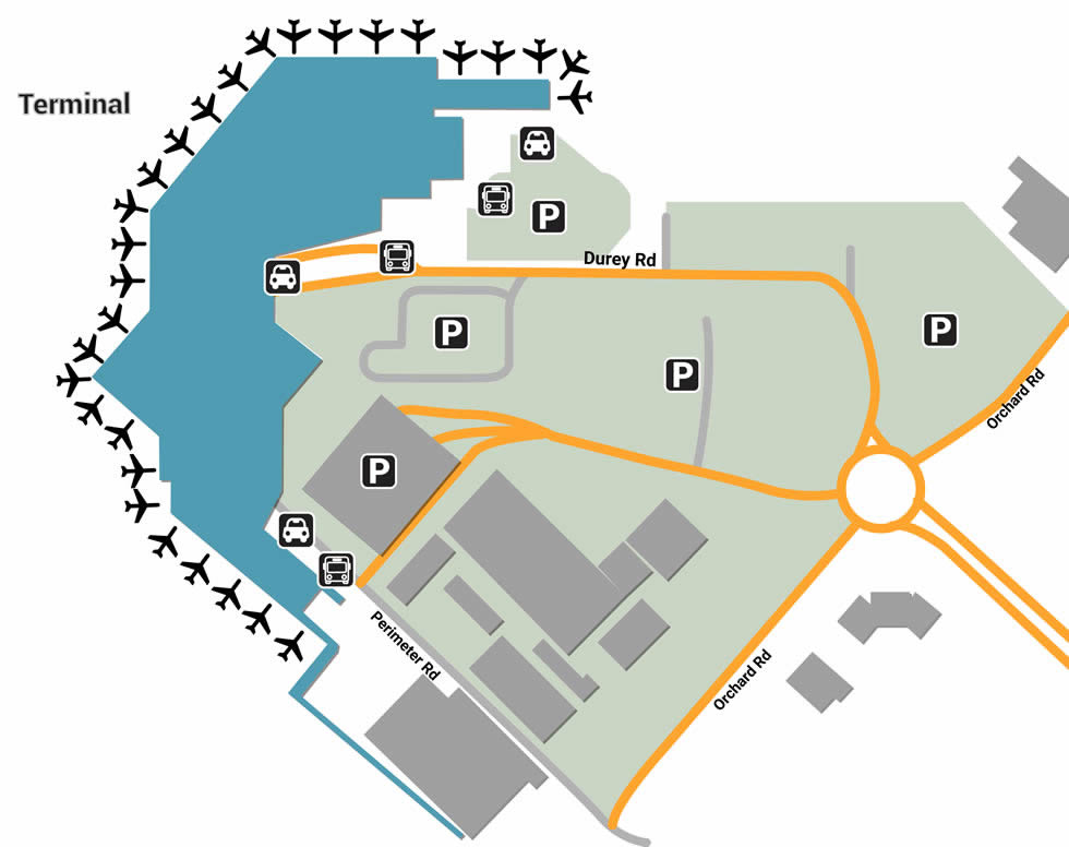 CHC airport terminals