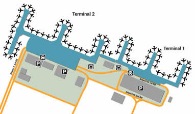 CTU airport terminals