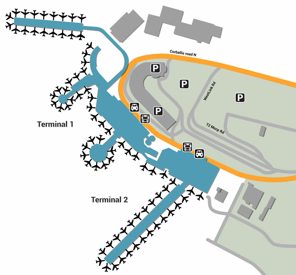 DUB airport terminals