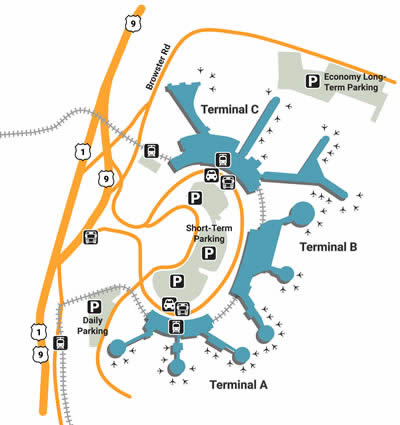 EWR airport terminals