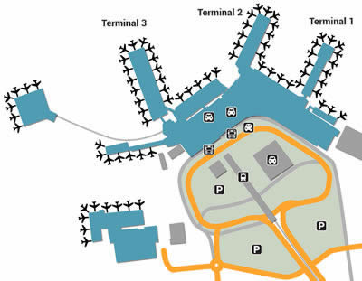 FCO airport terminals