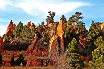 Garden of the Gods in Denver