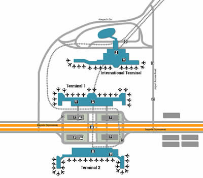 HND airport terminals