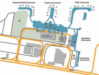 HNL airport terminals