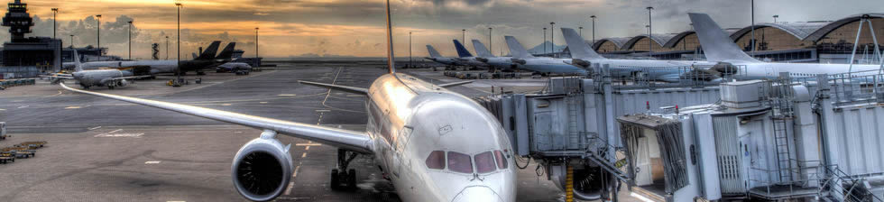 Hong Kong airport shuttles in terminals