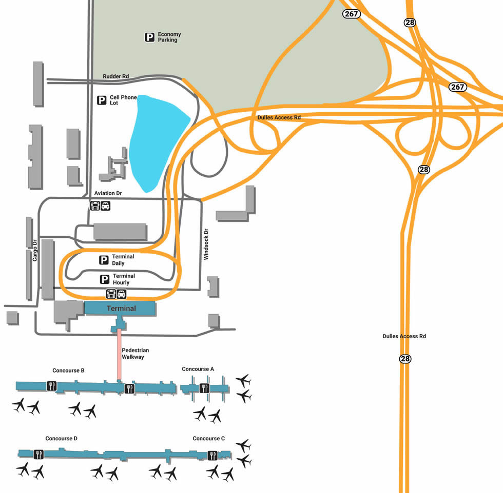 IAD airport terminals