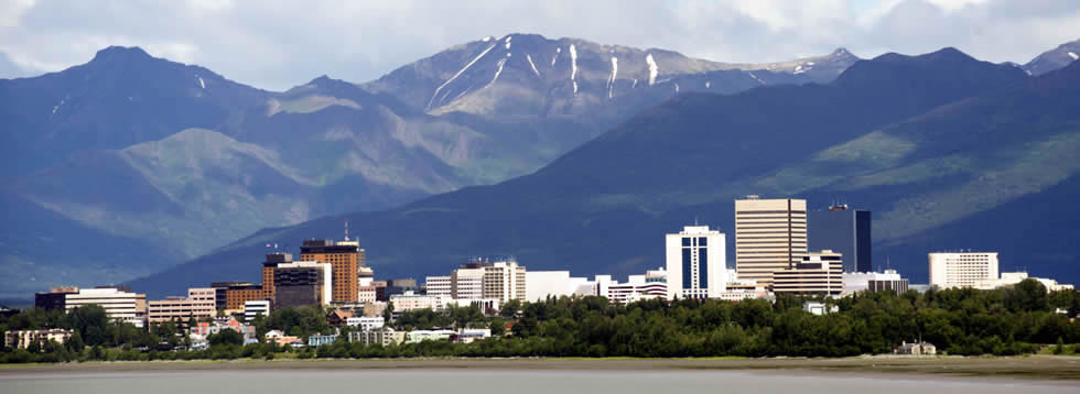 Tourists in Anchorage