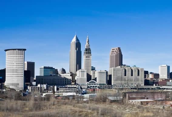 Cleveland airport drop off