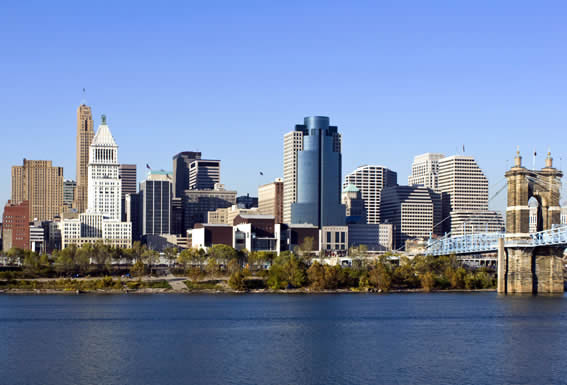 Shuttle rides to downtown Cincinnati