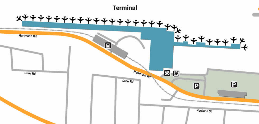 LCY airport terminals