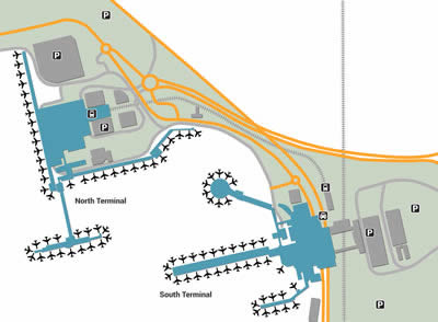 LGW airport terminals