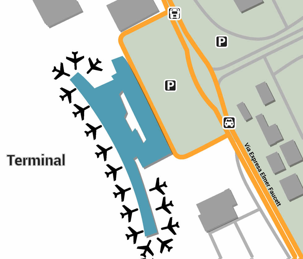 LIM airport terminals