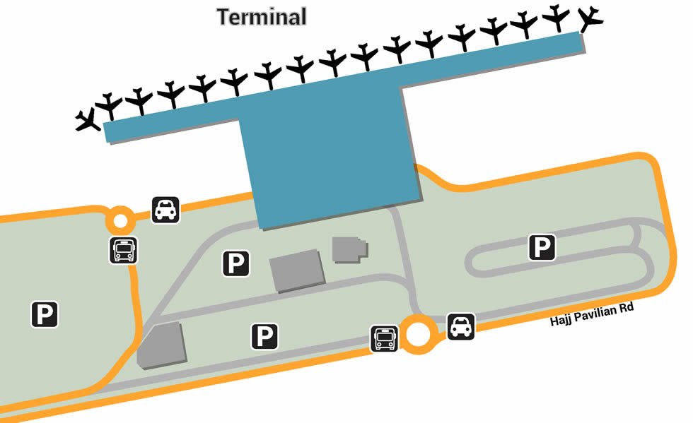 MED airport terminals