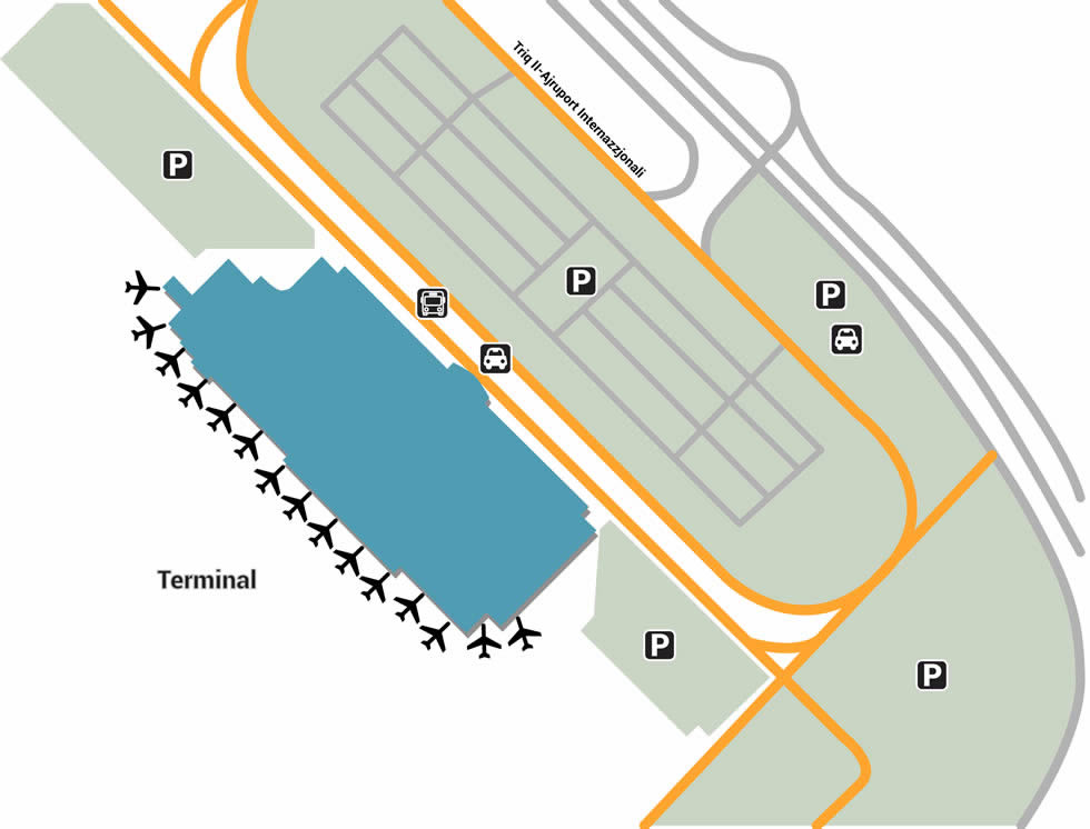 MLA airport terminals