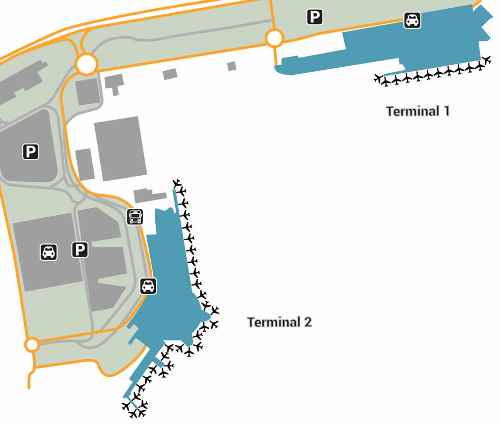 NCE airport terminals