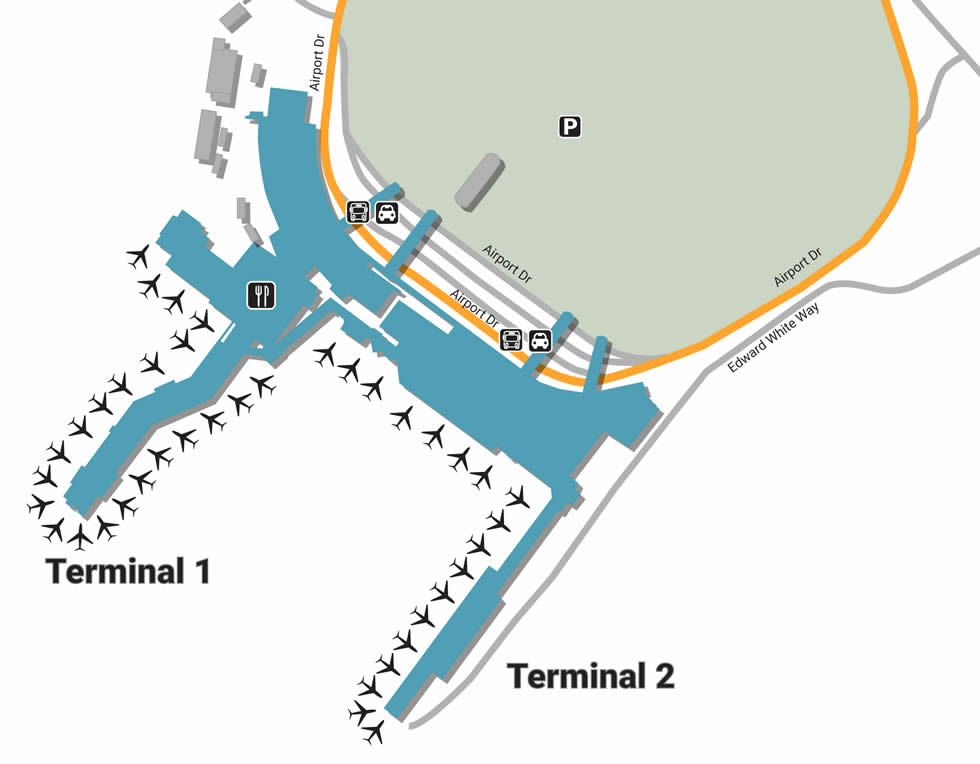 OAK airport terminals