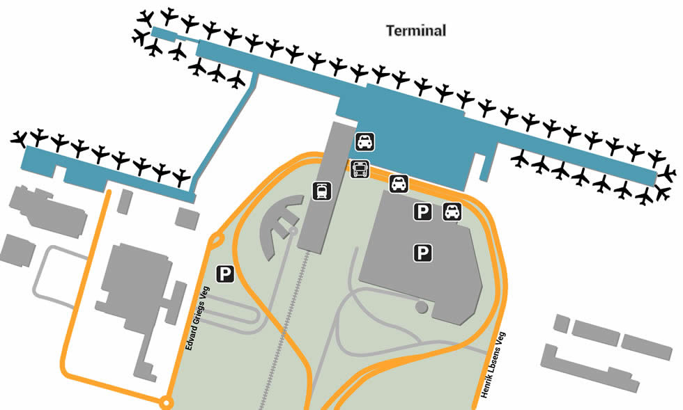 OSL airport terminals