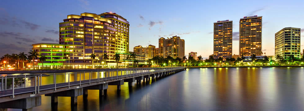 PBI airport stretched limo rides