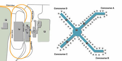 PIT airport terminals