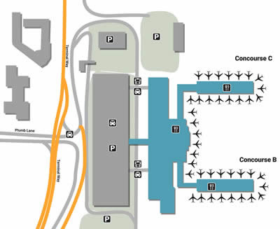RNO airport terminals