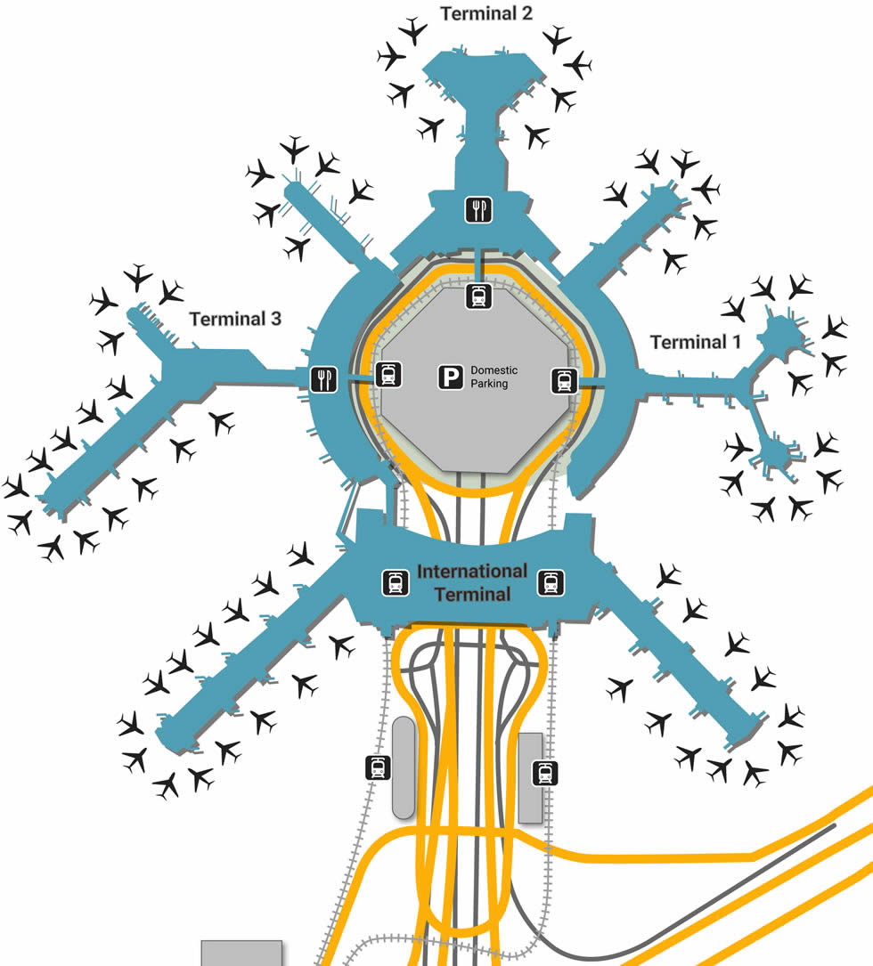 San Francisco Airport Map