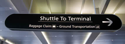 Shuttles to airport terminals