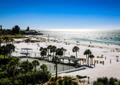 Relaxing at Siesta Key Beach