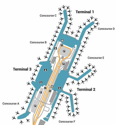 SIN airport terminals