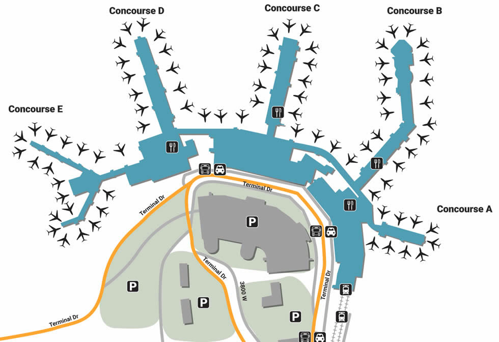 SLC airport terminals