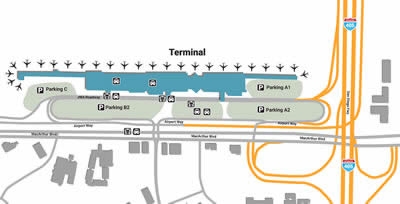 SNA airport terminals