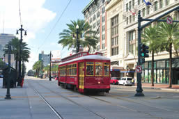 Streetcars in New Orleans