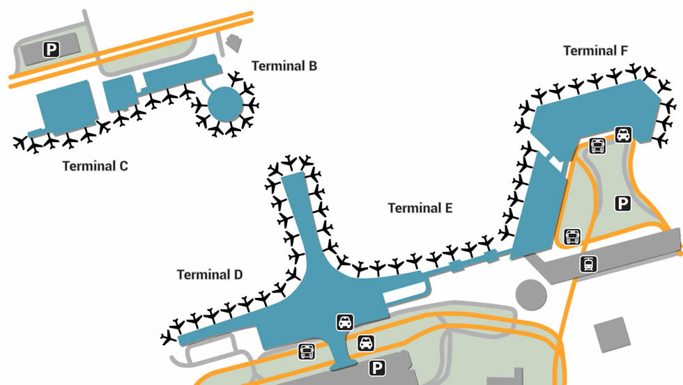 SVO airport terminals