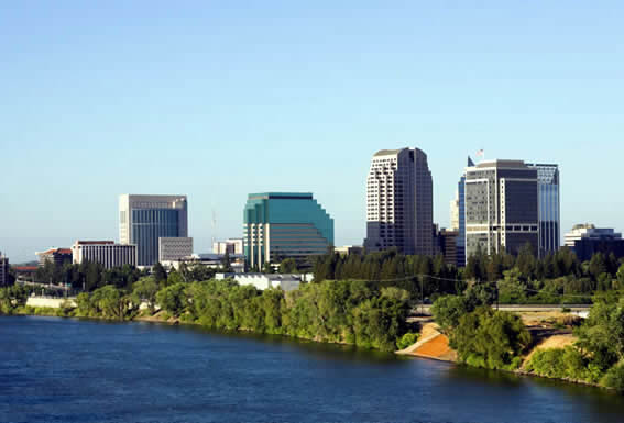 Transportation near downtown Sacramento