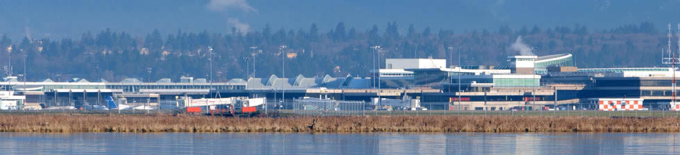 Vancouver airport shuttles in terminals