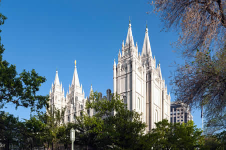 Temple Square in Salt Lake City