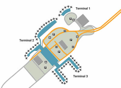 XIY airport terminals