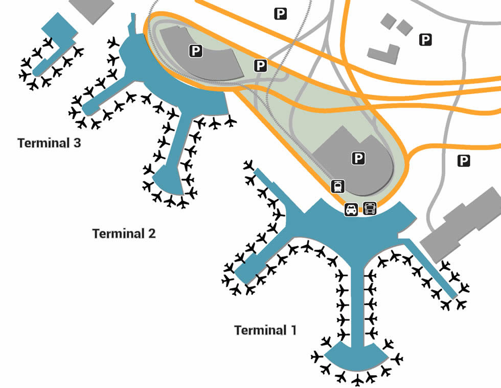 YYZ airport terminals