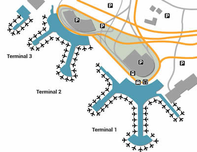 YYZ airport terminals