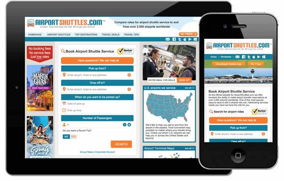 Airport Shuttles Mobile Apps